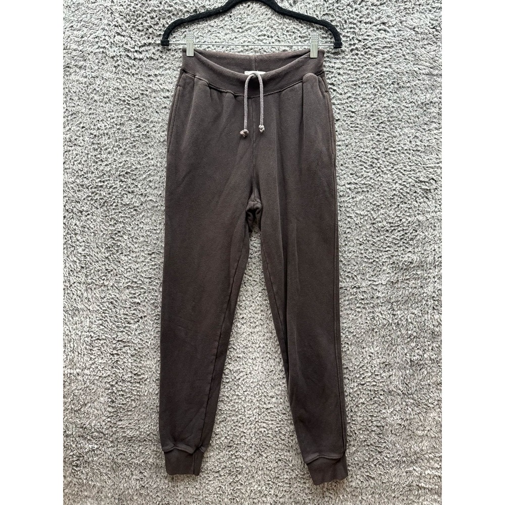 Good American Essentials‎ Cotton Drawstring Sweatpants Brown Womens Size 0